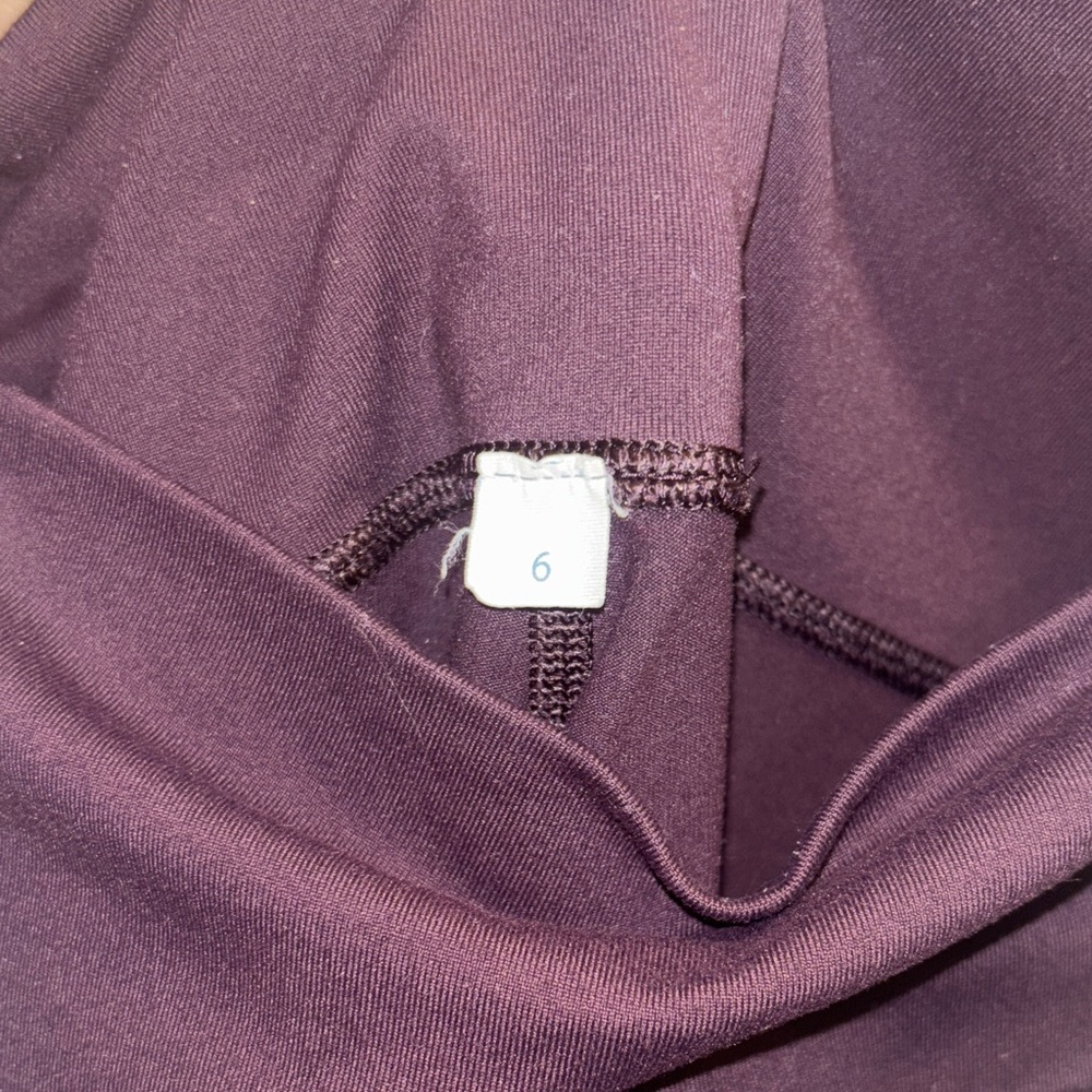 lululemon athletica Women's Leggings in Deep Plum Size 6 - Picture 11 of 13